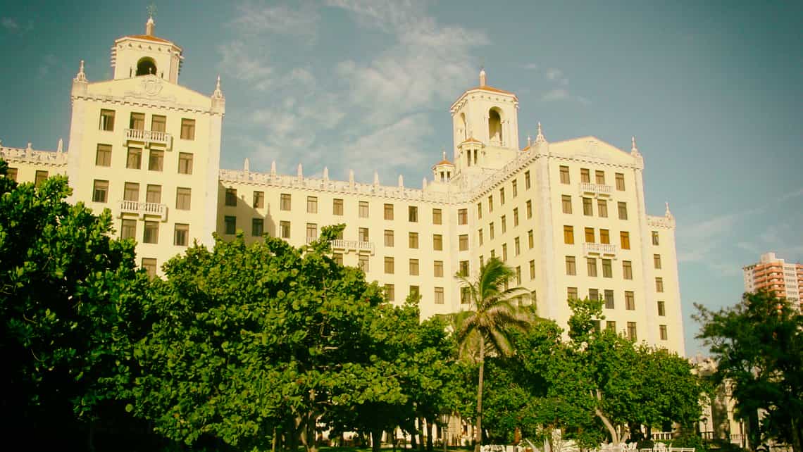 Detalle de las torres que distinguen la arquitectura Art Deco del Hotel Nacional de Cuba