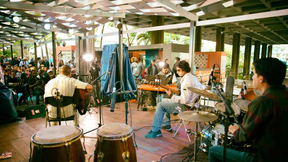 Concierto de Jazz en el Pabellon Cuba en La Rampa