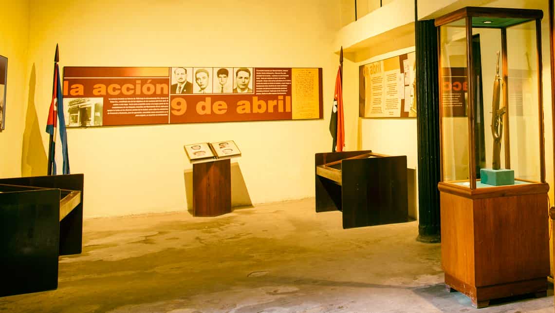 Museo Armería 9 de Abril, area dedicada al asalto del 9 de Abril