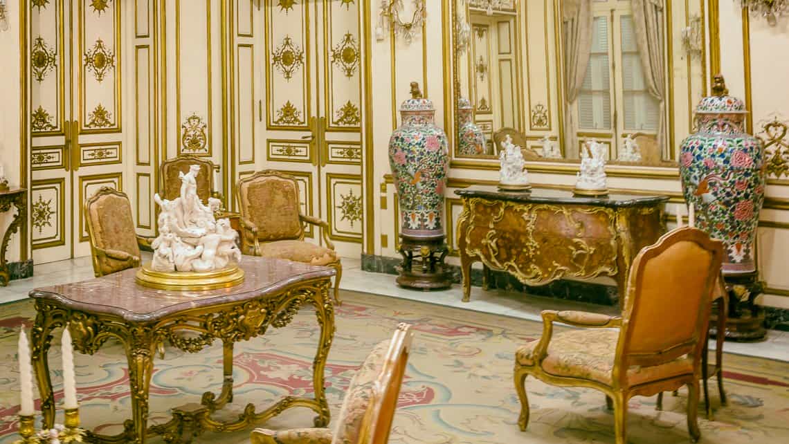 Hermosa sala totalmente decorada al estilo Maria Antonieta