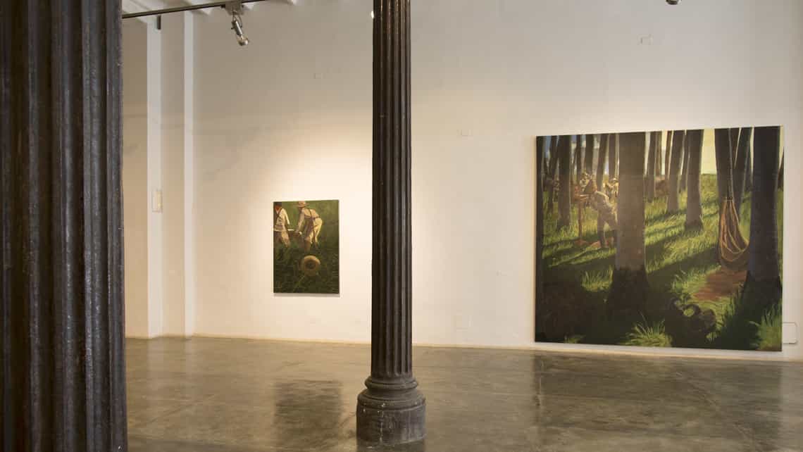 Exposicion de pinturas en Factoria Habana