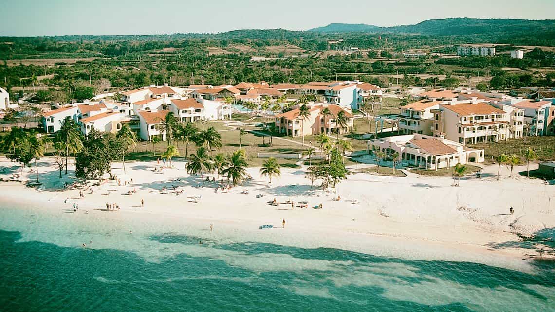 Vista panoramica de Playa Guardalavaca