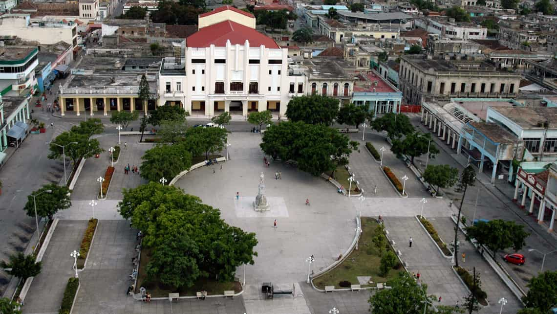 Vista panoramica del parque Calixto Garcia