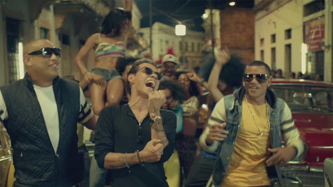 Marc Anthony y GDZ filmando un videoclip en La Habana