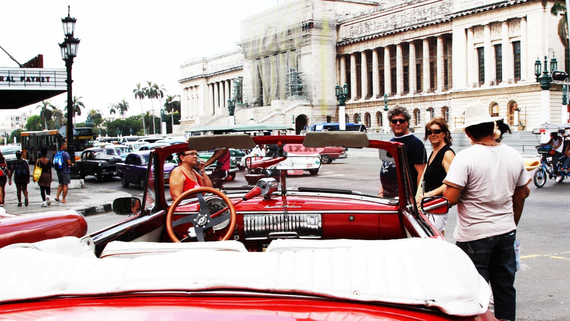 Capitolio de La Habana visto desde el Payret