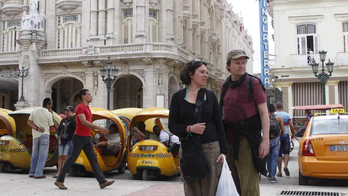 Turistas en La Habana 