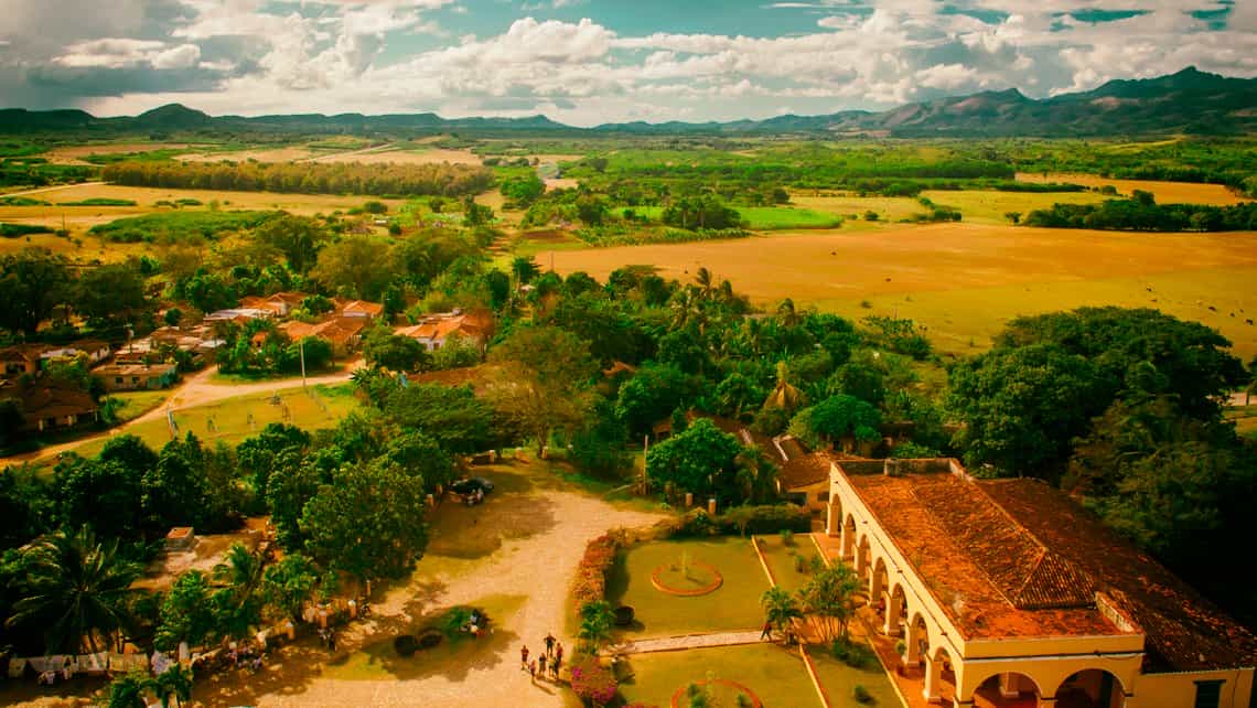 Vistas desde la torre de la Hacienda Manaca-Iznaga