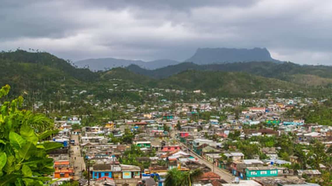 Vista aerea de Baracoa