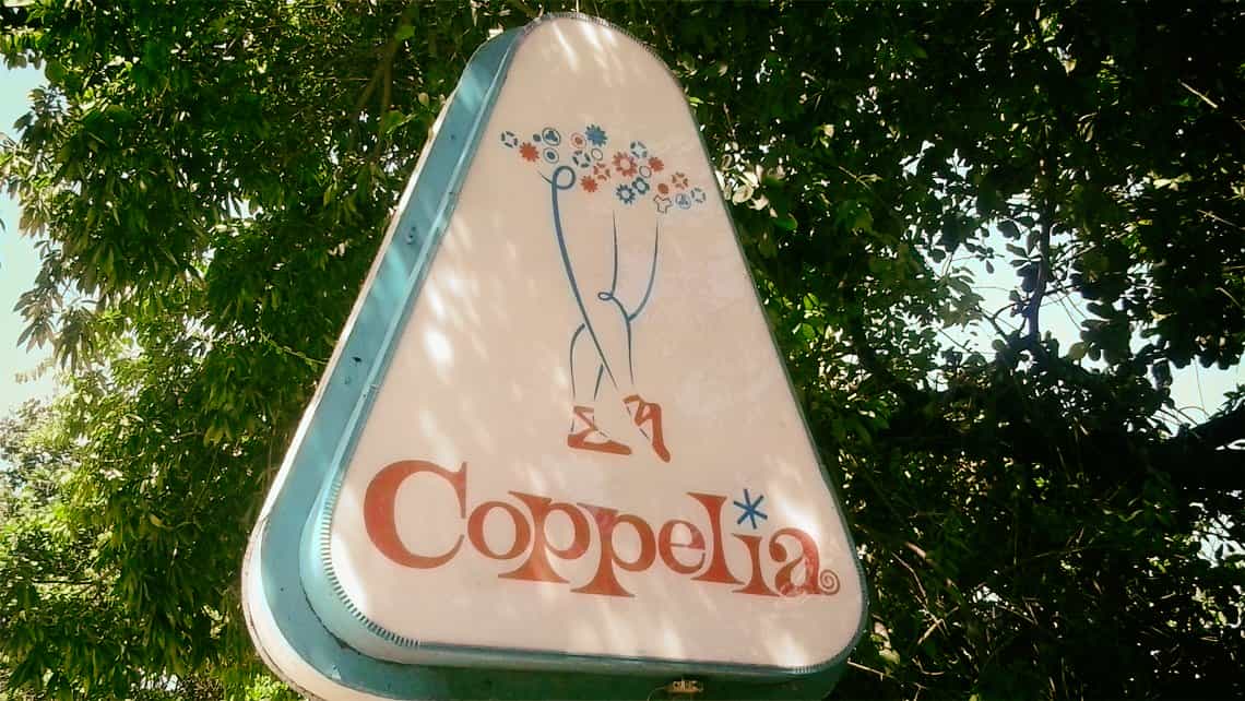 El logo de la heladería Coppelia