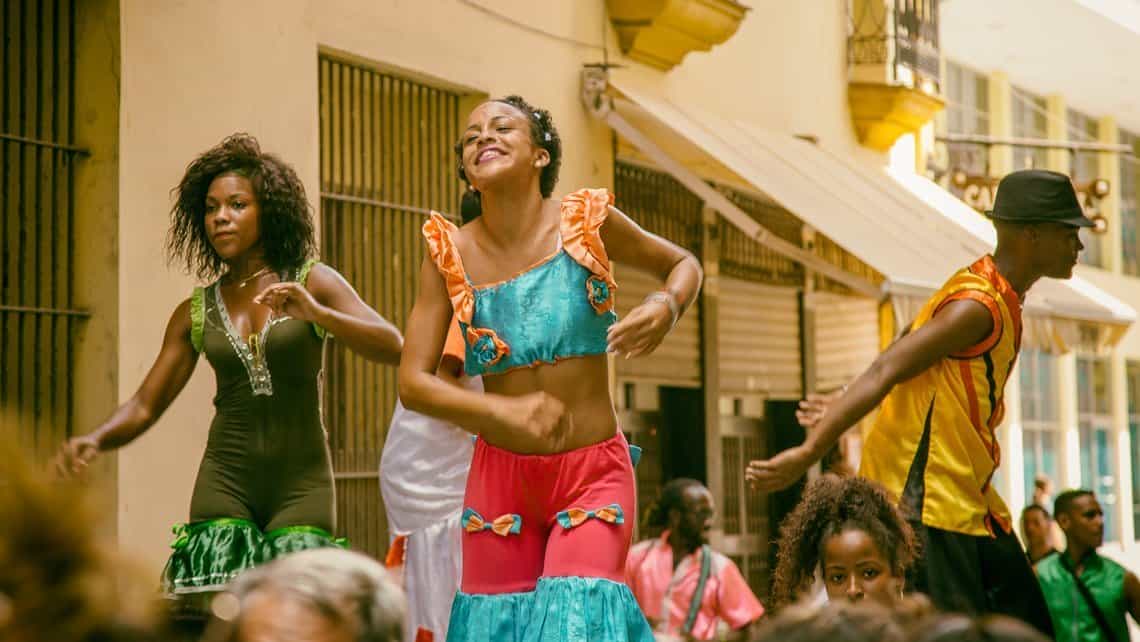 Celebraciones en las calles de La Habana