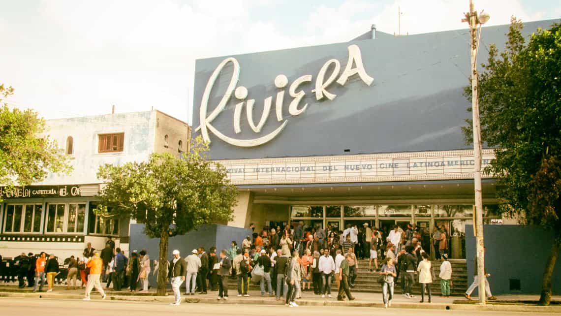 Cine Riviera durante una de las ediciones pasadas del Festival de Cine de La Habana