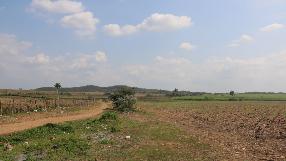 Zona áurea en las cercanías del poblado Guaracabuya