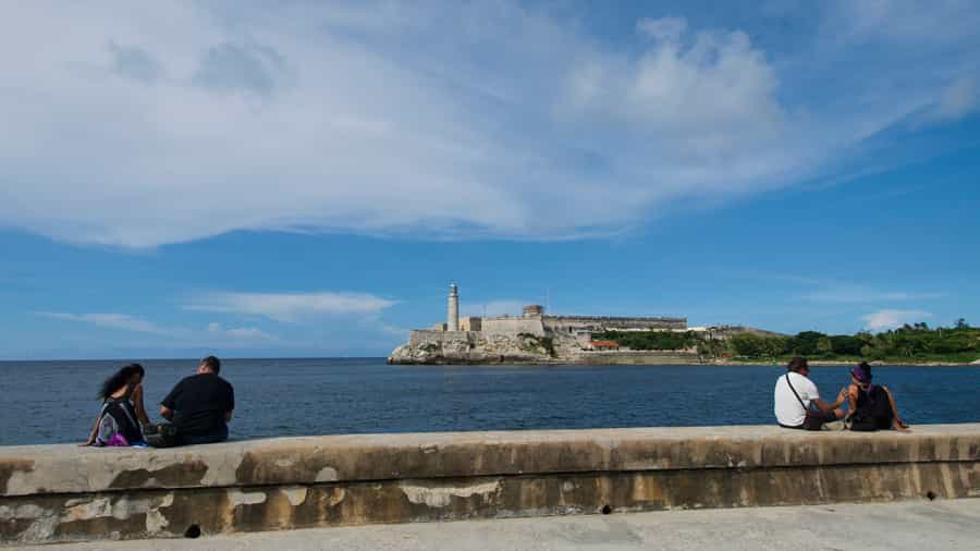Malecón entre la Habana Vieja y el Vedado