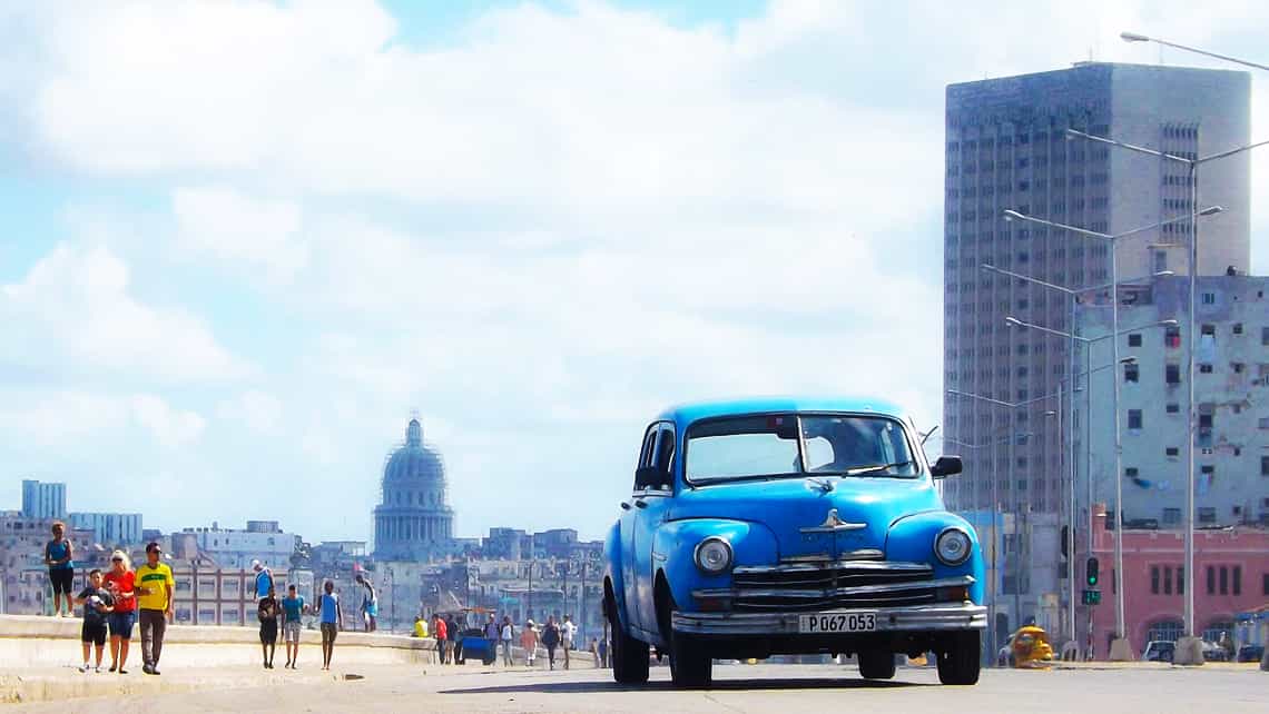 La cupula del Capitolio de La Habana se puede divisar de todas las esquinas de la ciudad