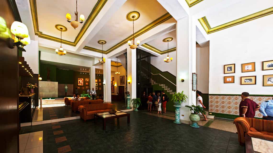 Lobby del Hotel Ambos Mundos
