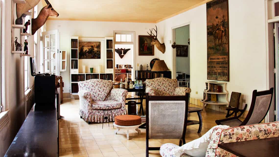 Sala de estar de la Finca Vigía - Hemingway