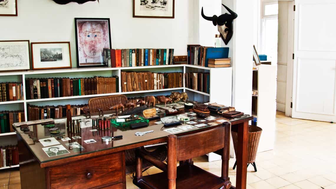Mesa de trabajo del escritor en la Finca Vigía - Hemingway