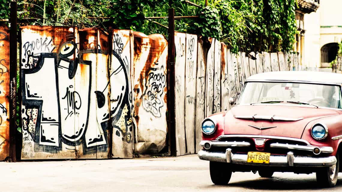 Ejemplo de graffiti en las calles de La Habana