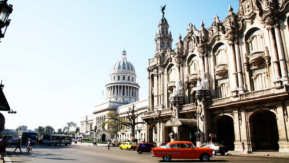Gran Teatro de La Habana y el Capitolio Nacional