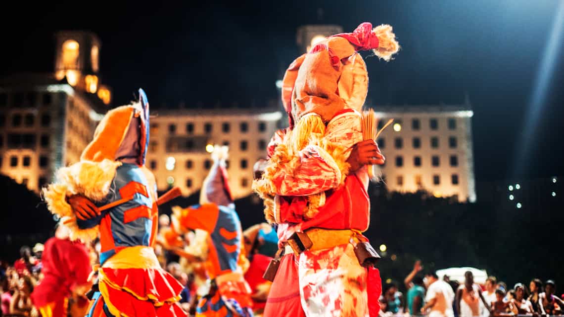 Munecones el Malecon Habanaero en Carnavales