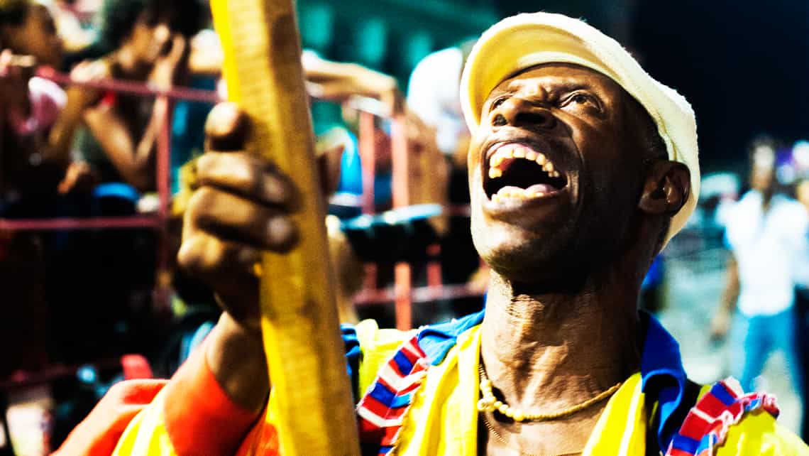 Guarachero de Regla en los Carnavales de la Habana