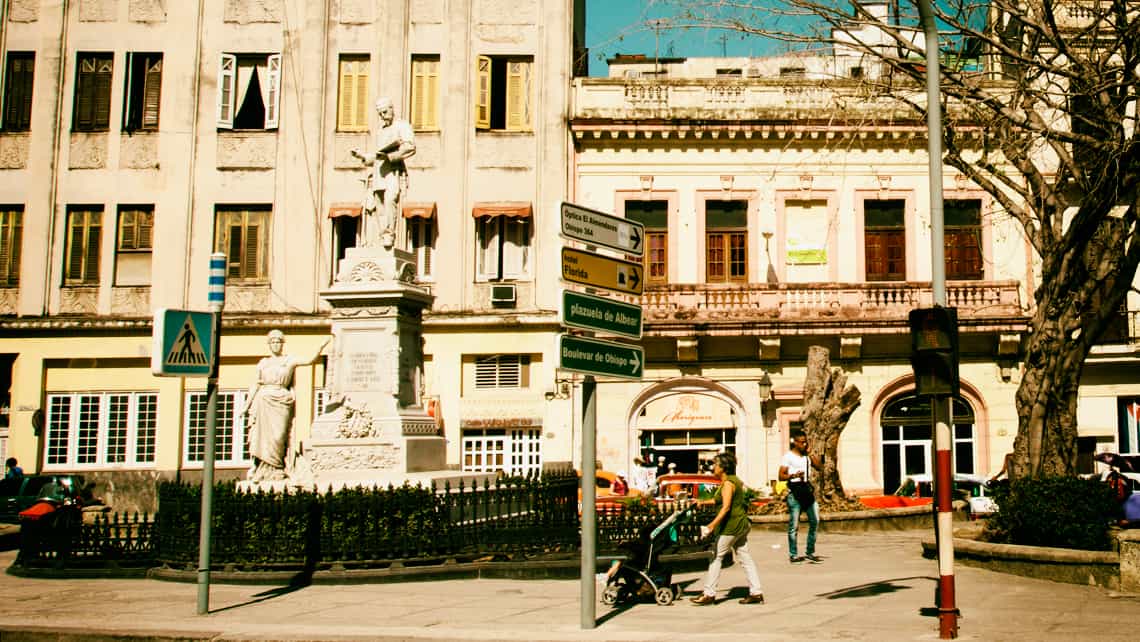 Plazuela de Albear en La Habana Vieja
