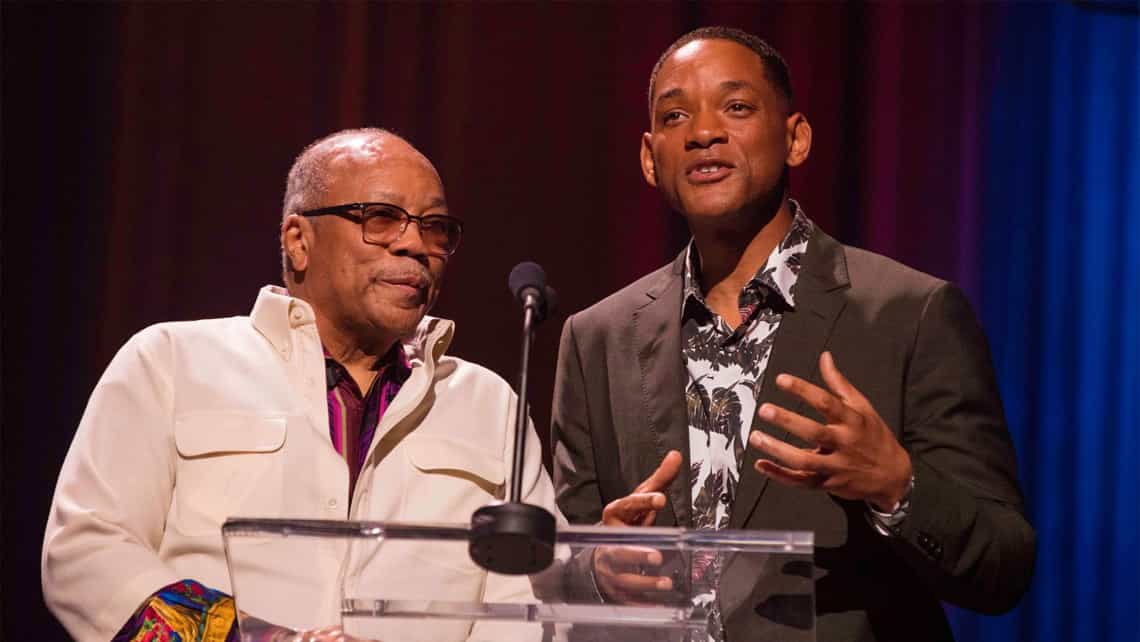 Quincy Jones y Will Smith en el Festival de Jazz de La Habana