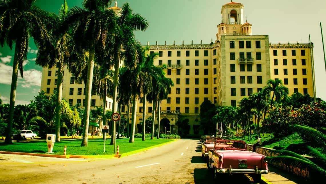 Entrada al Hotel Nacional de Cuba