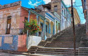 Escaleras de Padre Pico en Santiago de Cuba
