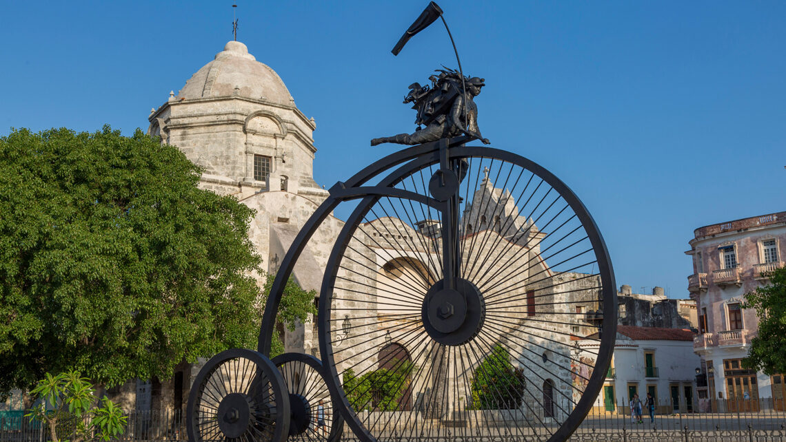 En la Alameda de Paula la bicicleta que devuelve sueños, esperanza y fe