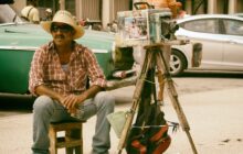 Fotógrafos de cajón en La Habana