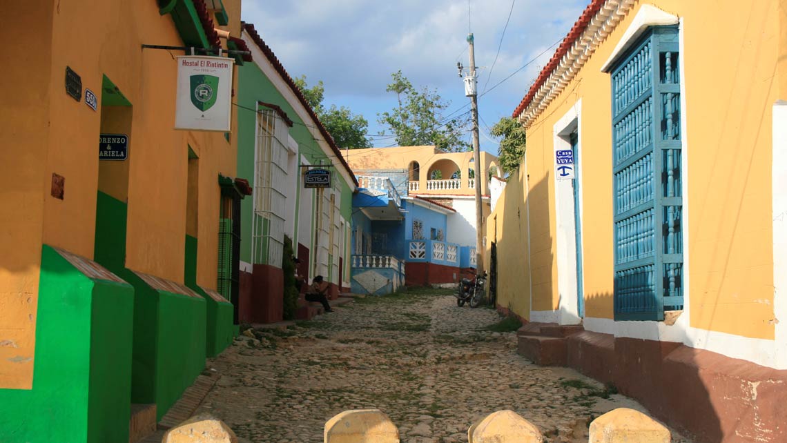 Calle de Trinidad en Cuba