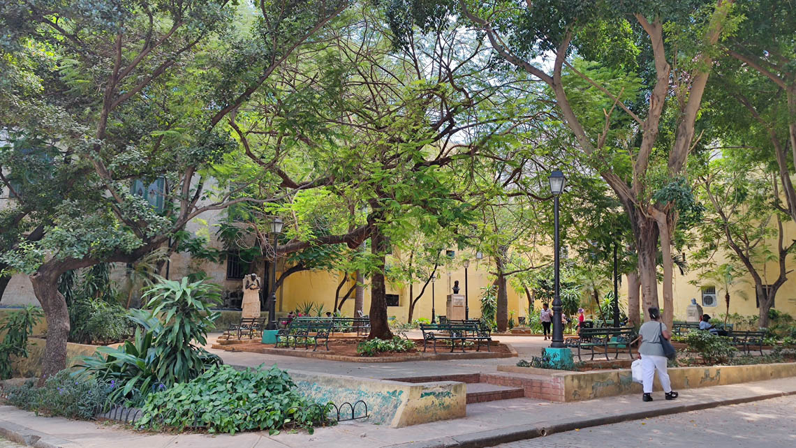 Parque en La Habana Vieja