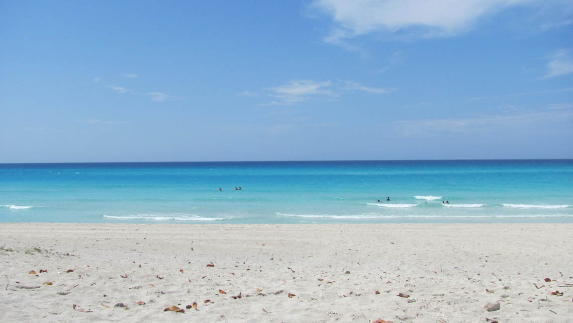 Playa en Cuba