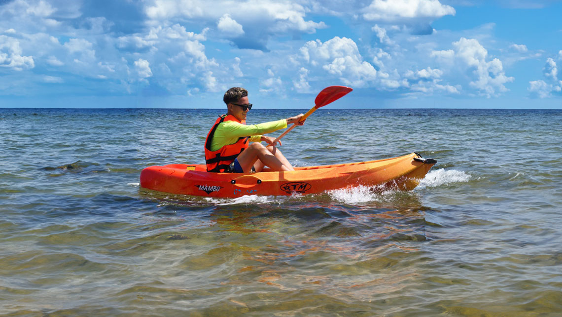 Kayak en Cayo Sabinal