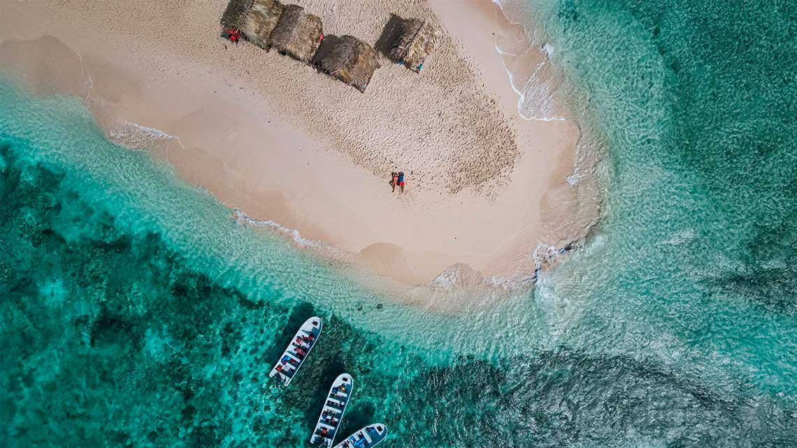 Cayo Arena vista aérea
