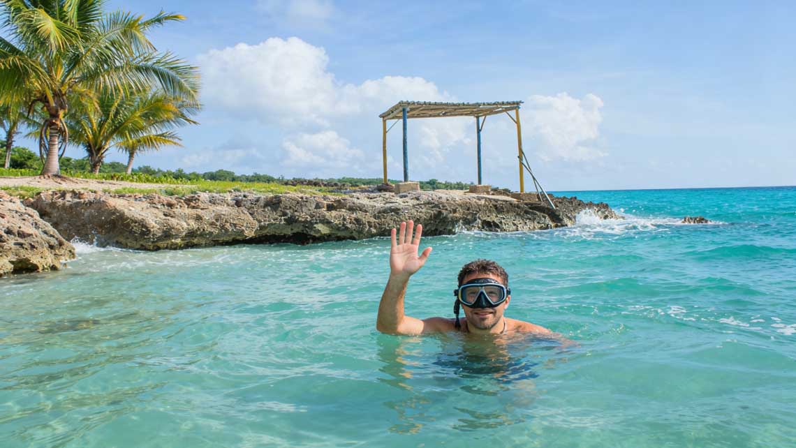 Punta Perdiz en la península de Zapata